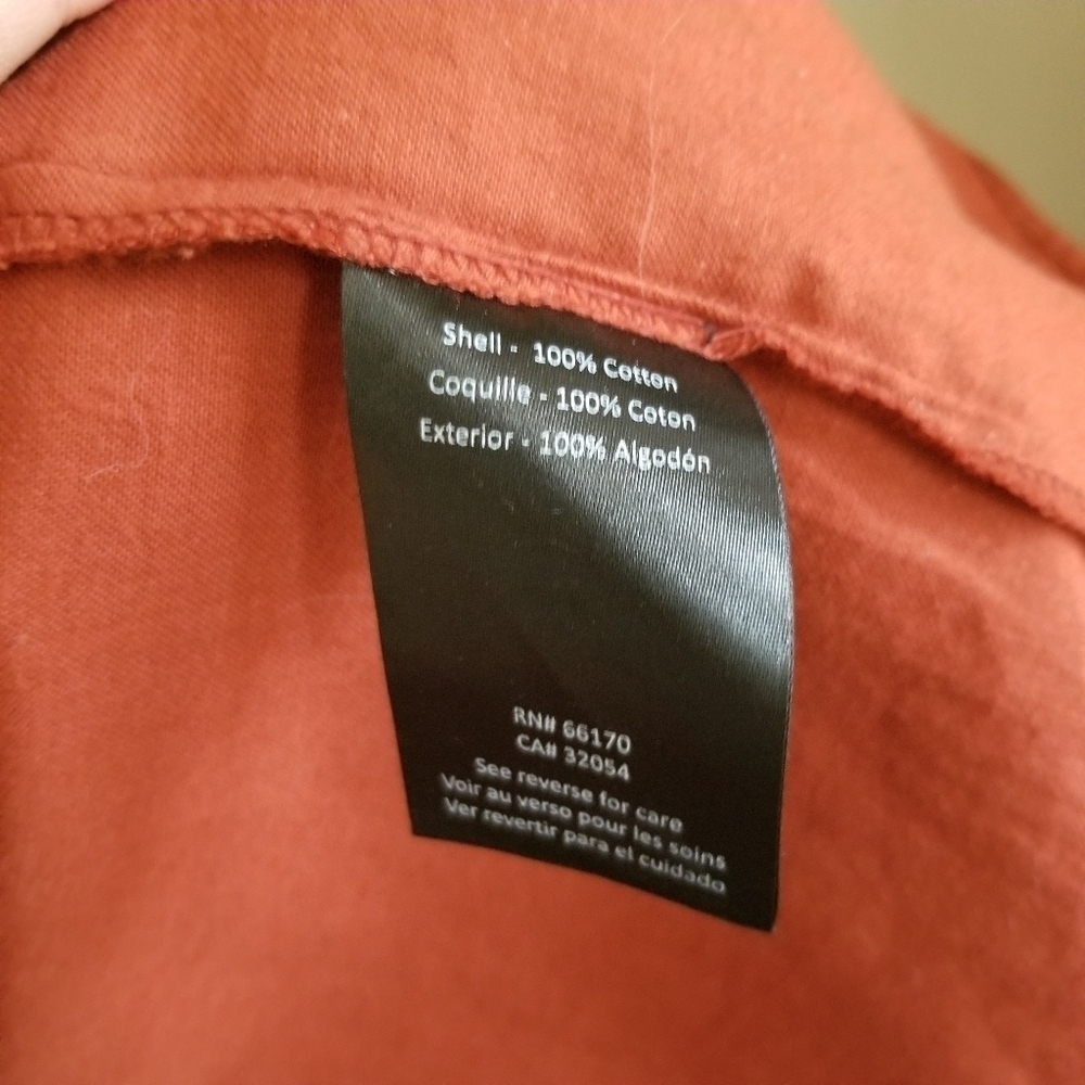 Anthropologie ATSU High Waist Pleated Shirt Rust Button Zip Back Size XS - Picture 10 of 14